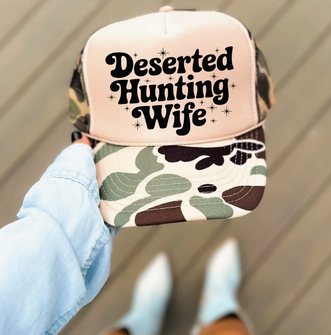 Camo trucker hat